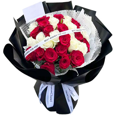 安顺28朵玫瑰花混搭，充满爱的温暖
